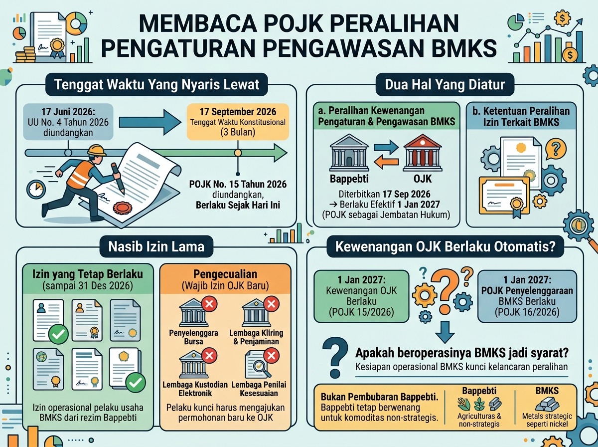 MEMBACA POJK PERALIHAN PENGATURAN PENGAWASAN BMKS