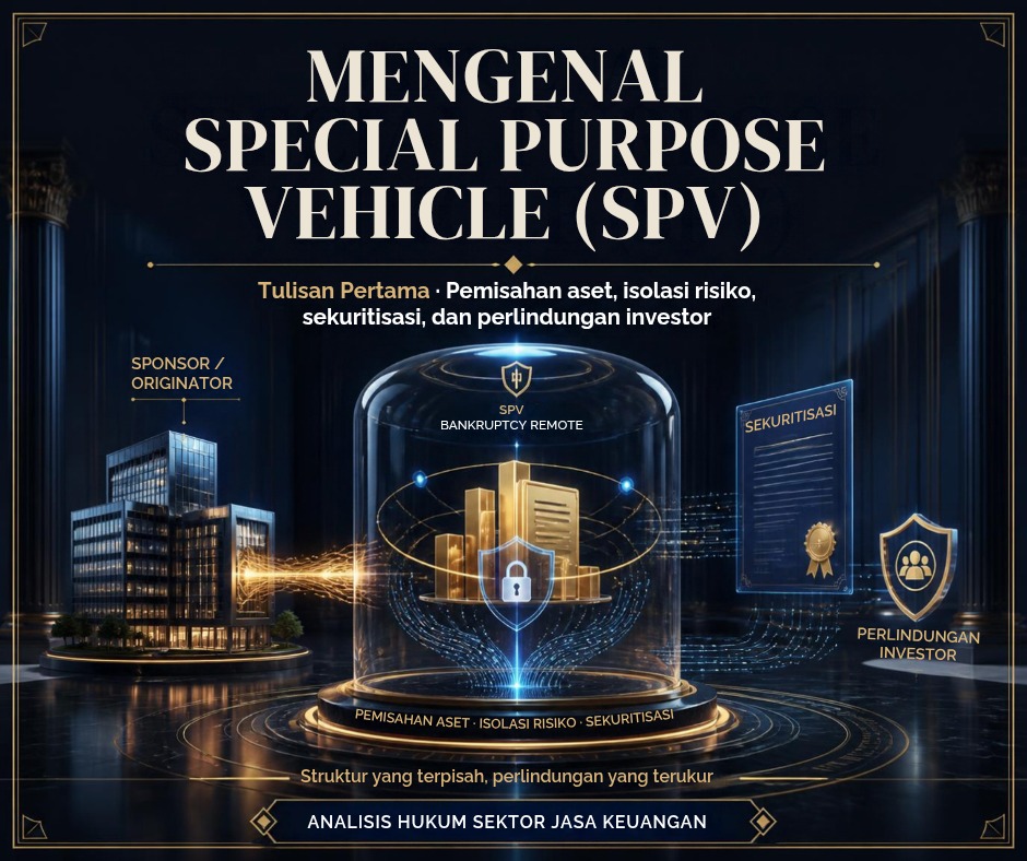 MENGENAL SPECIAL PURPOSE VEHICLE (SPV) - Tulisan Pertama